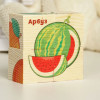 Деревянные кубики Фрукты, 4 элемента фото 2 &mdash; MamaEmma.ru