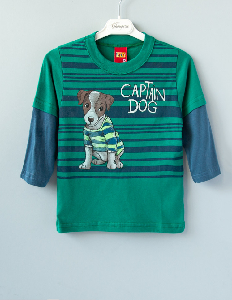 Лонгслив хлопковый Dog Kyly 809.3 фото 1 &mdash; МамаЭмма