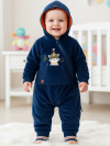 Детский велюровый комбинезон с капюшоном Caramell фото 5 &mdash; МамаЭмма