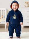 Детский велюровый комбинезон с капюшоном Caramell фото 11 &mdash; МамаЭмма