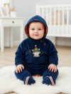 Детский велюровый комбинезон с капюшоном Caramell фото 12 &mdash; МамаЭмма
