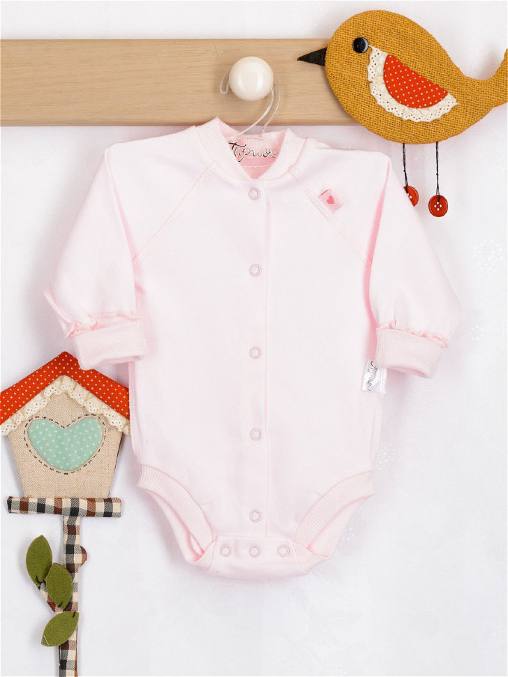Боди теплый с начесом для новорожденных фото 1 &mdash; MamaEmma.ru