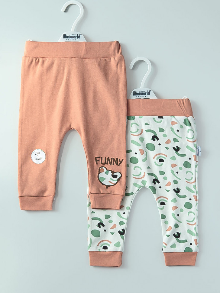 Детские штанишки из трикотажа, 2 пары фото 1 &mdash; MamaEmma.ru