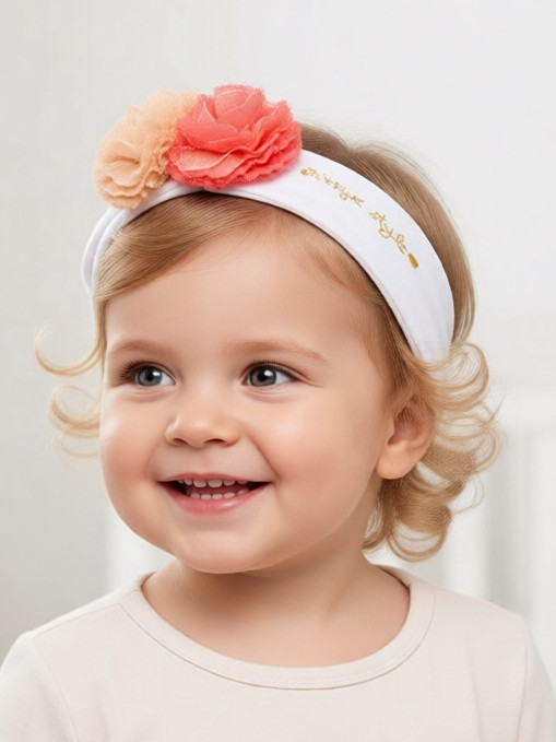 Белая повязка на голову Pupill фото 1 &mdash; MamaEmma.ru