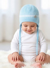 Шерстяная шапочка на подкладке для малыша  фото 5 &mdash; MamaEmma.ru