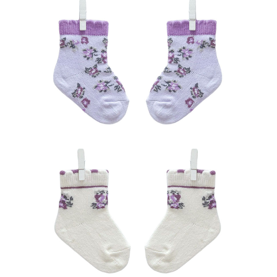 Носки Caramell Rose для девочек, 2 пары фото 1 &mdash; МамаЭмма