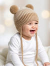 Детская шапочка для новорожденных однослойная вязаная фото 3 &mdash; МамаЭмма