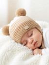 Детская шапочка для новорожденных однослойная вязаная фото 6 &mdash; МамаЭмма