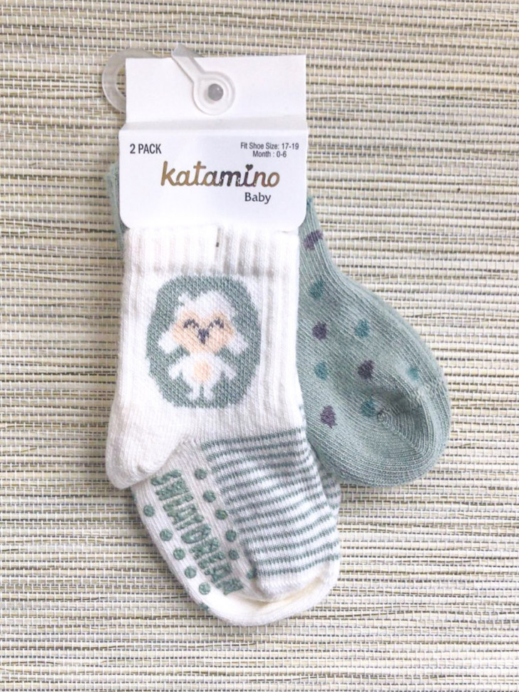 Носочки для новорожденных малышей Katamino Овечка, 2 пары фото 1 &mdash; МамаЭмма