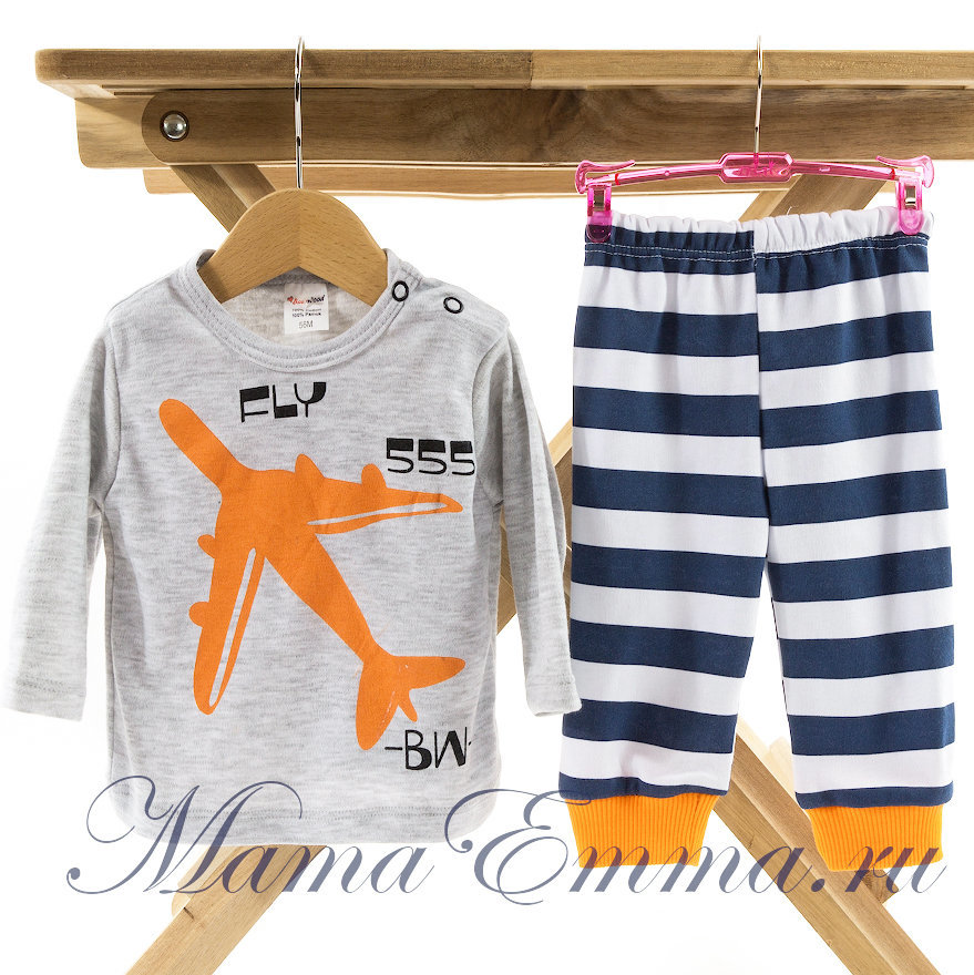 Комплект одежды: толстовка и брюки "Fly" фото 1 &mdash; MamaEmma.ru