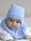 Шапка-капор для новорожденного шерстяная с подкладкой хлопок фото 5 &mdash; MamaEmma.ru