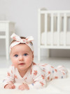 Комбинезон с повязкой Листики фото 4 &mdash; MamaEmma.ru