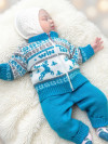 Вязаный шерстяной костюм детский Аляска фото 3 &mdash; MamaEmma.ru