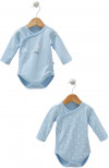 Боди на кнопках для малышей 2шт. Caramell голубой фото 2 &mdash; МамаЭмма