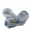 Носки для малышей шерстяные с ангоркой, темно-синие фото 2 &mdash; MamaEmma.ru