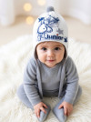 Шерстяная вязаная шапка Миалт двойная фото 5 &mdash; MamaEmma.ru
