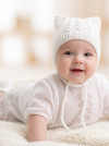 Вязаная шапочка однослойная весна-лето фото 6 &mdash; MamaEmma.ru