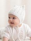 Вязаная шапочка однослойная весна-лето фото 2 &mdash; MamaEmma.ru