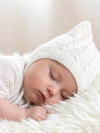 Вязаная шапочка однослойная весна-лето фото 3 &mdash; MamaEmma.ru