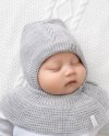 Демисезонная шапка Капор для новорожденных фото 1 &mdash; MamaEmma.ru