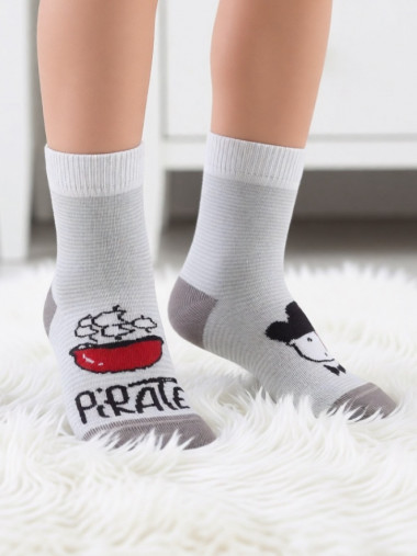 Носки для мальчика Conte Kids 335 Пират серые