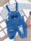 Комбинезон джинсовый и толстовка Baby, унисекс фото 1 &mdash; MamaEmma.ru