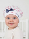 Детская шапка для девочки до года Pupill Coco летняя фото 2 &mdash; МамаЭмма