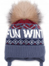 Вязаная шапка Winter Kids для мальчика фото 1 &mdash; МамаЭмма