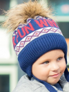 Вязаная шапка Winter Kids для мальчика фото 4 &mdash; МамаЭмма