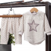 Костюм для мальчика Star бежевый (брюки и футболка) размер 74 фото 1 &mdash; MamaEmma.ru