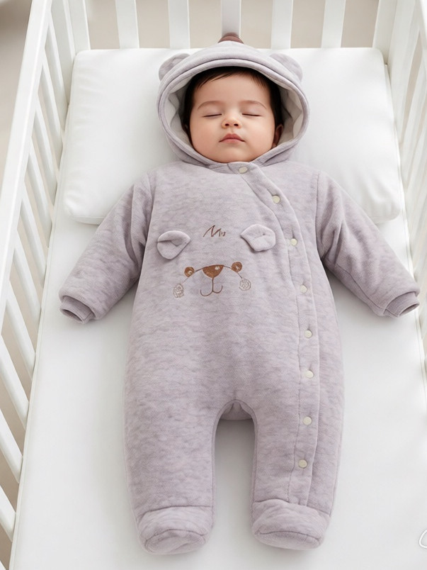 Комбинезон утепленный велюровый фото 1 &mdash; MamaEmma.ru